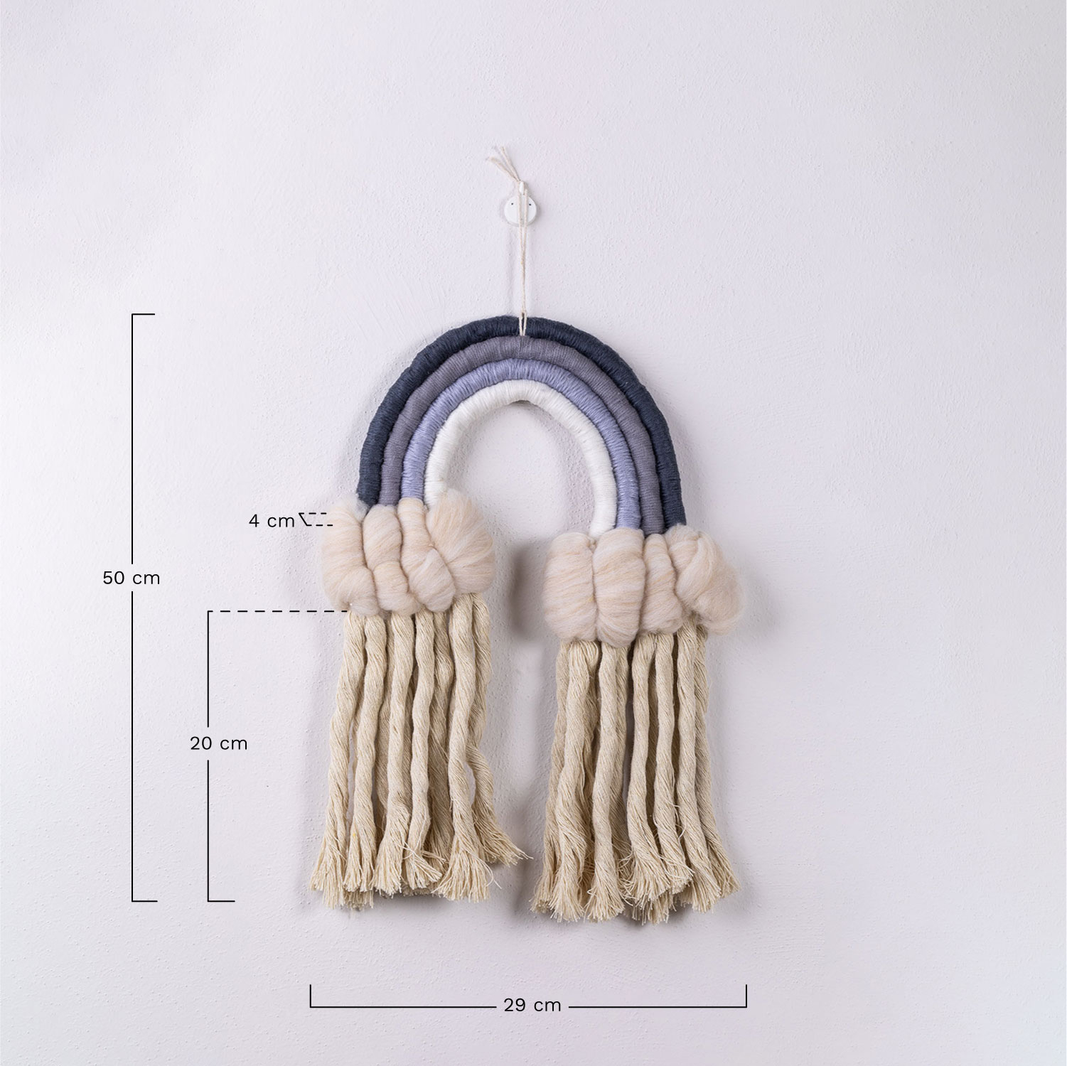 Ruxi Kids decoratieve wandbekleding, AFMETINGEN