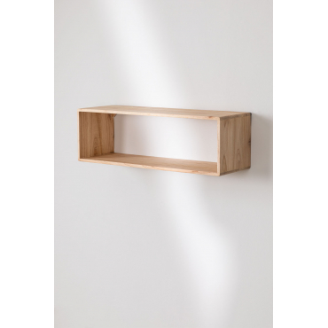 Houten Wandplank Deleyna Bruin – Natuurlijk Hout - Sklum