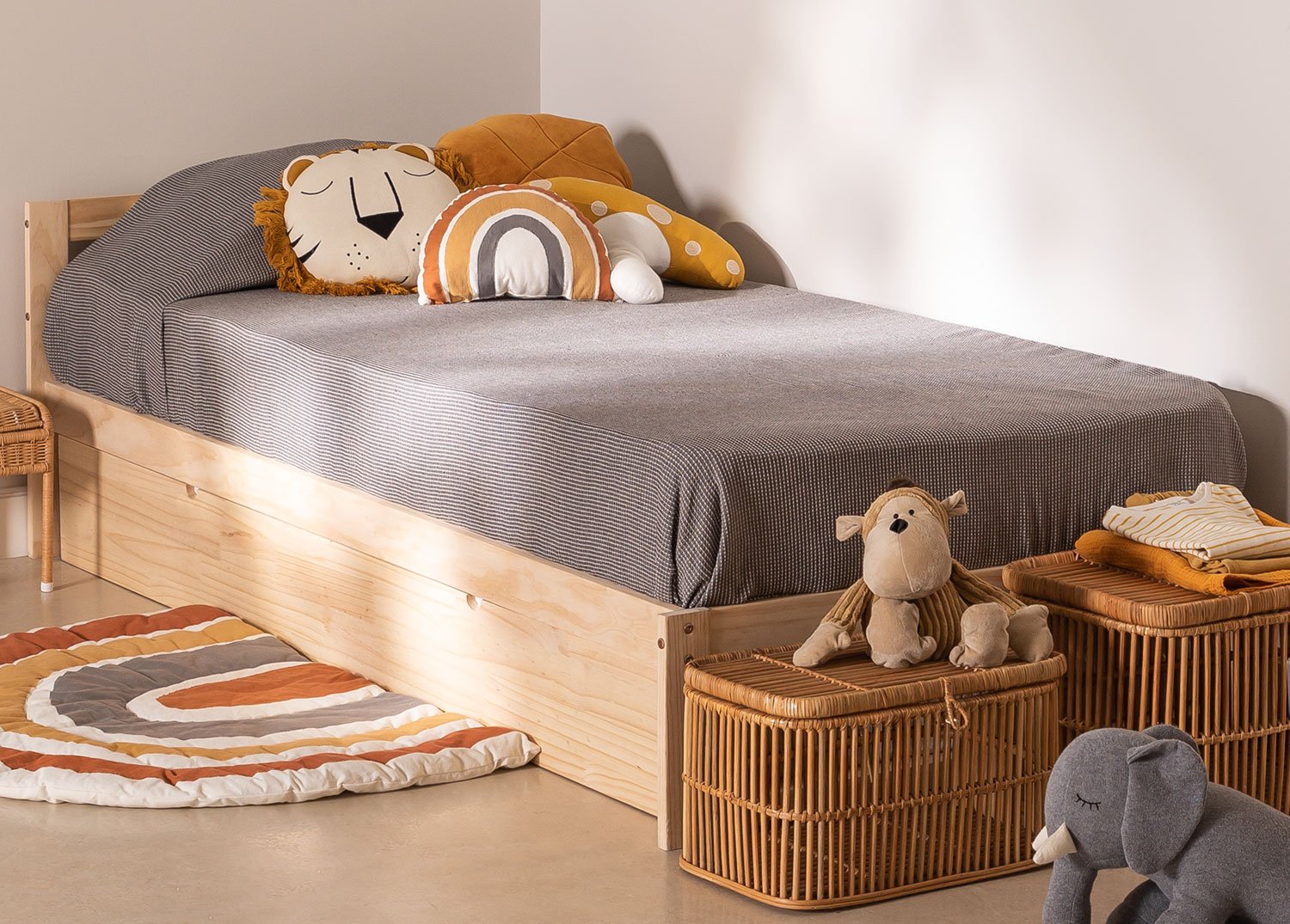 Omgeving Verstoring Dankzegging Houten bed voor matras van 90 cm Cooper Kids - SKLUM
