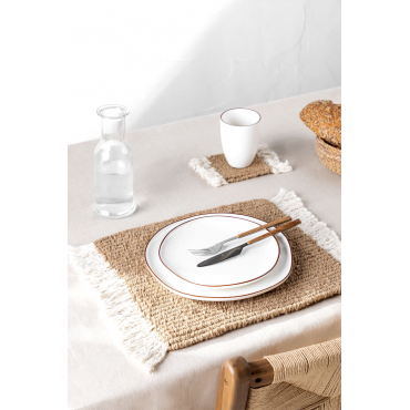 Placemat Van Iraya Jute En Katoen Yute - Sklum