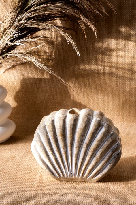 Decoratieve vaas van mangohout Mizoram