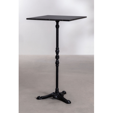 Roma Marmeren Hoge Bartafel Zwart Marquina-marmer & Vierkant & Zwart - Sklum