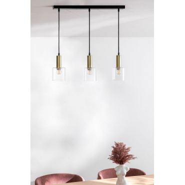 Plafondlamp Van Ijzer En Andalusisch Glas Zwart - Sklum