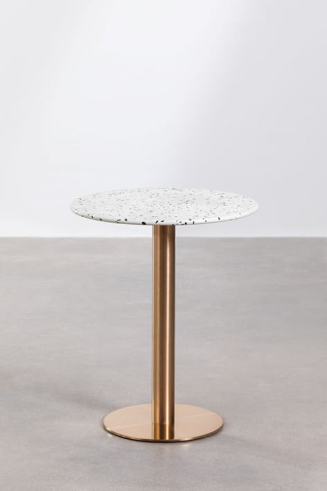 Ronde barkruk Ø60 cm in Terrazo Malibu