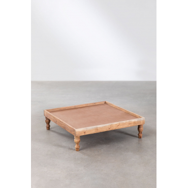 Onderstel Voor Modulaire Bank In Acaciahout Dhel Design 80 X 80 Cm - Sklum