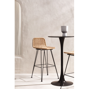 Set Van 2 Rieten Tuinkrukken Sunset Vali ↑75 Cm - Sklum