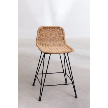 Set Van 4 Rieten Tuinkrukken Sunset Vali ↑60 Cm - Sklum