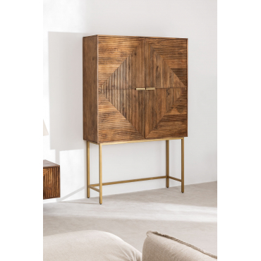 Baty Hoog Dressoir Van Mangohout Mangohout - Sklum