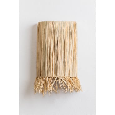 Wandlamp In Raffia Bellver Natuurlijk - Sklum