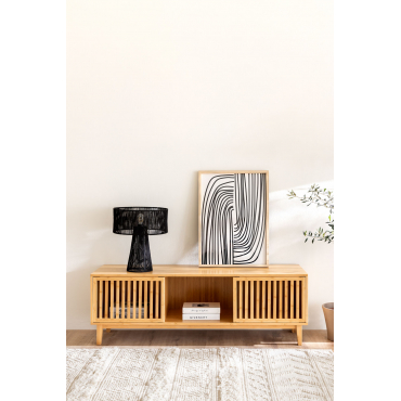 Tv-meubel 150x40 Cm In Bamboe Albin Bamboe - Sklum
