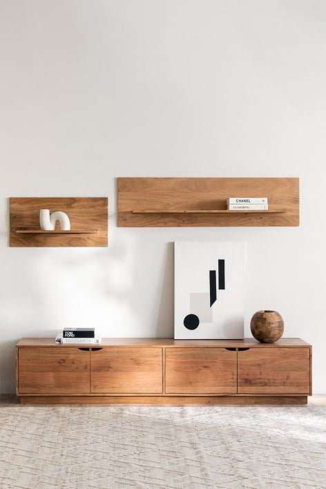 TV-meubel 200x40 cm van Tasmanische acaciahout