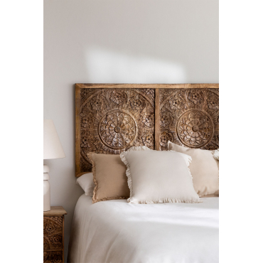 Wiluna Mangohouten Hoofdeinde Voor Bed 150 Cm Mangohout & 150 Cm - Sklum