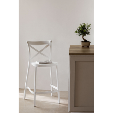 Hoge Kruk Otax Wit & ↑65 Cm - Sklum