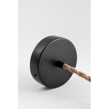Denise Plafondlamp Kabel Zwart - Sklum