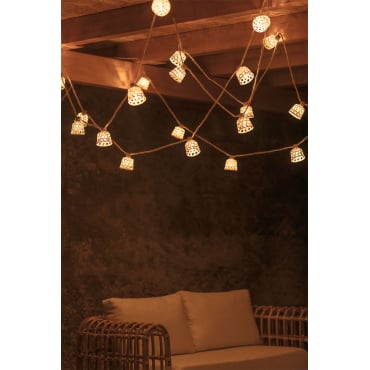 Tuinslinger Met Led-verlichting (15,70 M) Ducrot Natuurlijk - Sklum