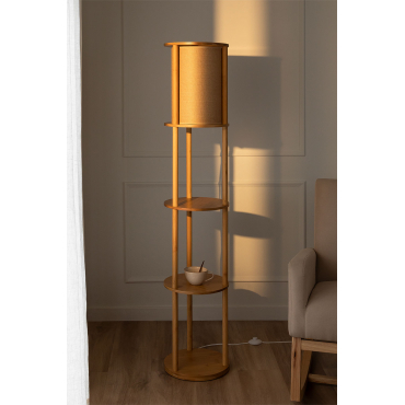 Qepis Vloerlamp Natuurlijk - Sklum