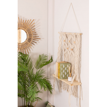 Wandtapijt Met Wandplank Van Cotton Elizama C - Sklum