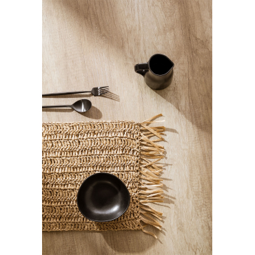 Individueel Tafelkleed In Raffia Damon Natuurlijk - Sklum