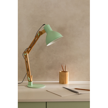 Tafellamp Deyan Mousse-groen-opaal - Sklum