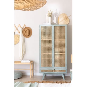 Houten Kast Met Lade Ralik Colors Design Celadon - Sklum