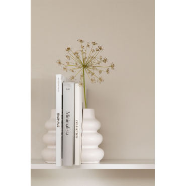 Set Van 2 Boekensteunen In Keramiek Crosby Wit - Sklum