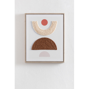 Decoratieve Afbeelding Met Textieltextuur (40x50 Cm) Nicole B - Sklum