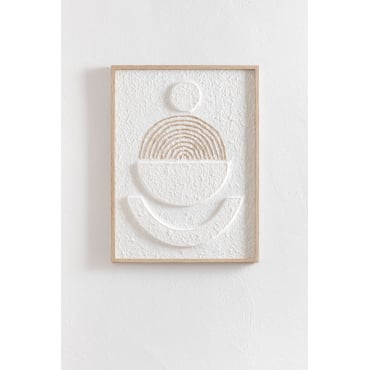 Decoratieve Afbeelding In Reliëf (45x60 Cm) Carsten A - Sklum