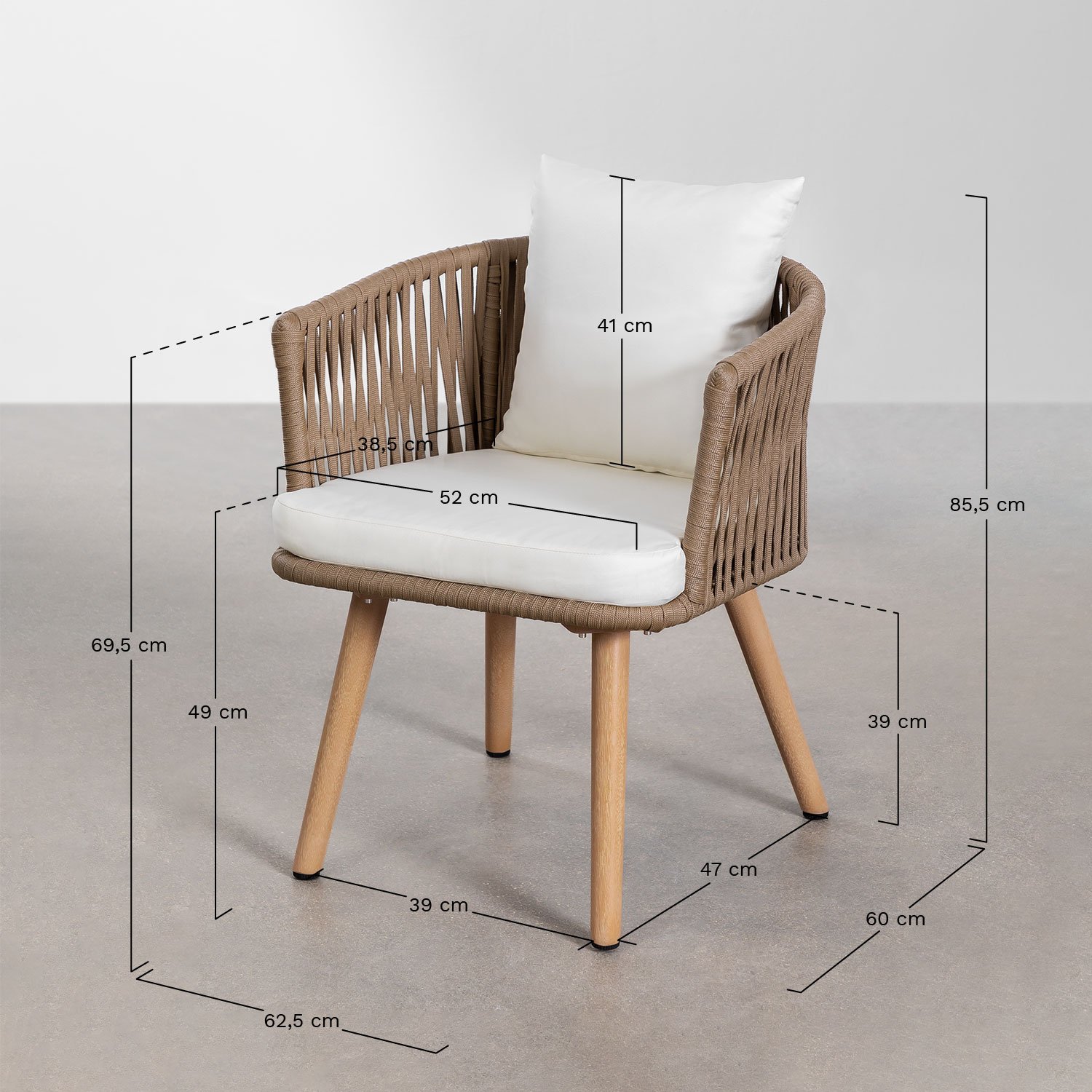 Set Van Tuinstoelen Brendan Sklum