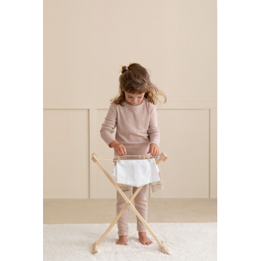 Teo Kids Houten Droogrek Natuurlijk Hout - Sklum