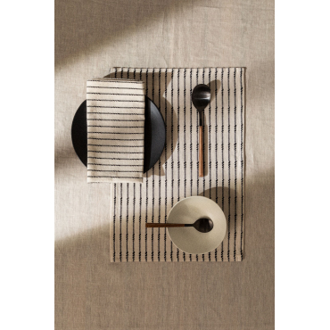 Oziel Katoenen Placemat Beige – Crème - Sklum