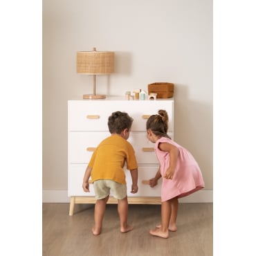 Dressoir In Mdf Tom Kids Wit - Sklum
