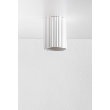 Minaur Gipsen Plafondlamp Wit - Sklum