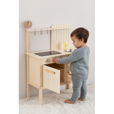 Houten Keukentje Dietter Kids Natuurlijke Kleuren - Sklum
