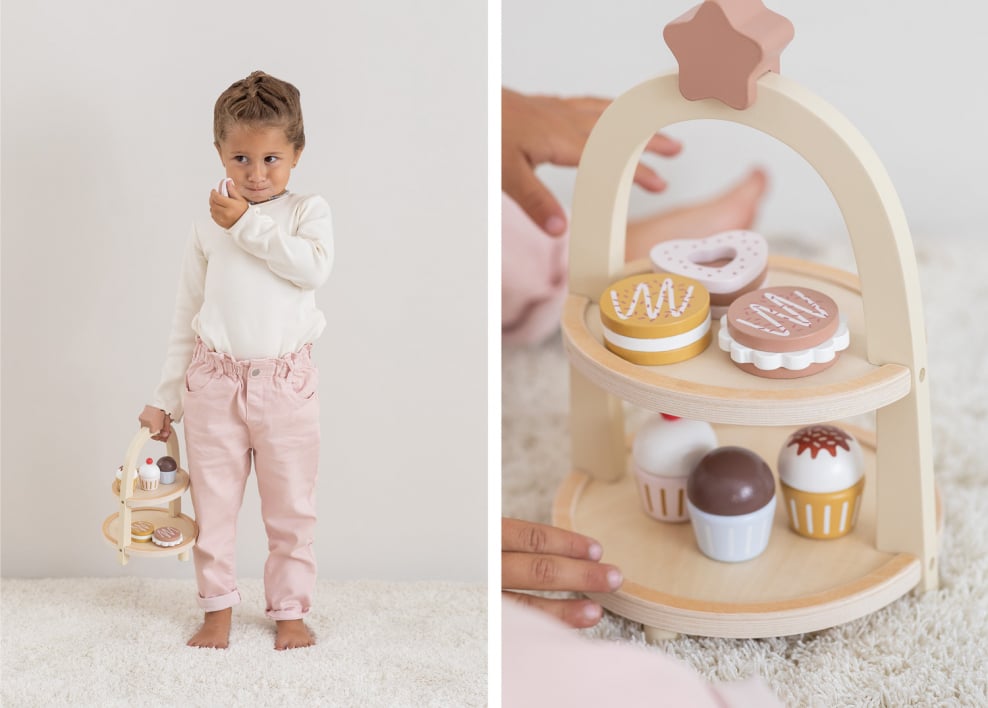 Vanili Kids houten snoepdisplay