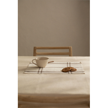 Ducase Katoenen Individueel Tafelkleed Beige – Crème - Sklum