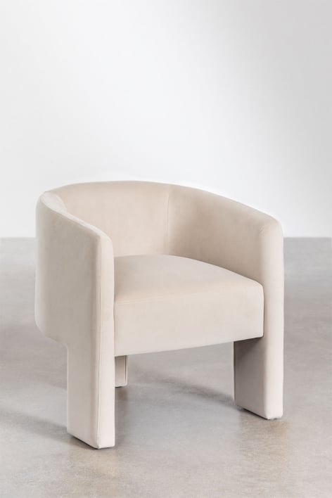 Xastru set van 2 fluwelen eetkamerstoelen