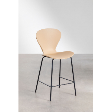Taburete Alto Uit Bruin - Tarwe & ↑65 Cm & Zwart - Sklum