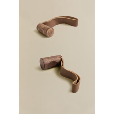 Set Van 2 Handgrepen Niena Donker Hout - Sklum