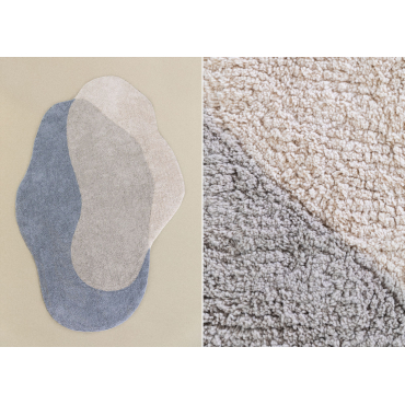 Vloerkleed MATARIM Beige 200 x 300 cm Katoen