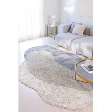 Katoenen Vloerkleed (275x180 Cm) Idalis Pastelkleurige - Sklum