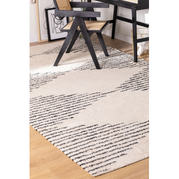 Katoenen Vloerkleed Parak 300 X 200 Cm - Sklum