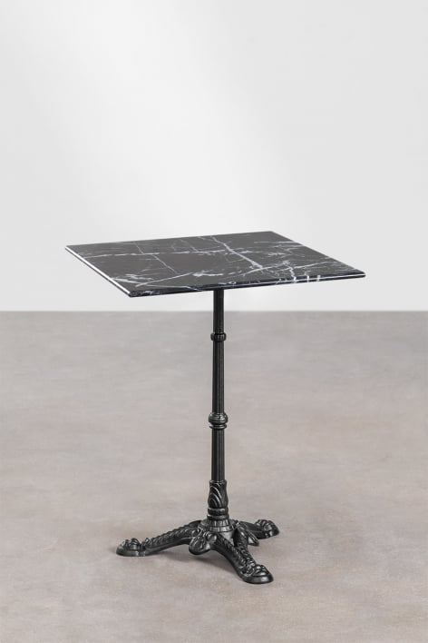 Roma marmeren bartafel - Zwart Marquina-marmer