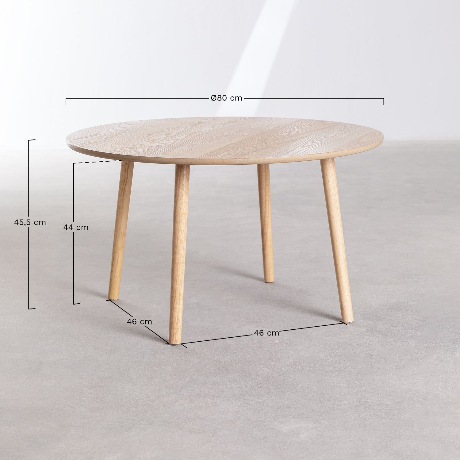 Docc Houten Salontafel, AFMETINGEN