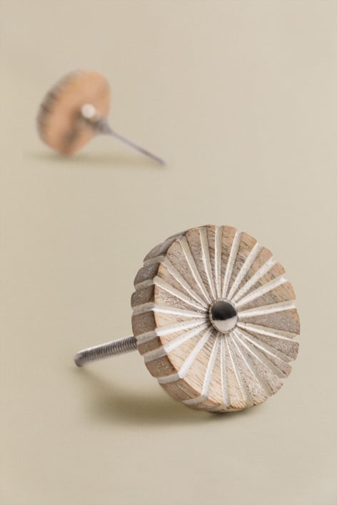 Set van 2 handgrepen van mangohout Janzen