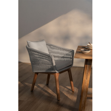 Barker Eetkamerstoelen 2-pack Ijsgrijs - Sklum
