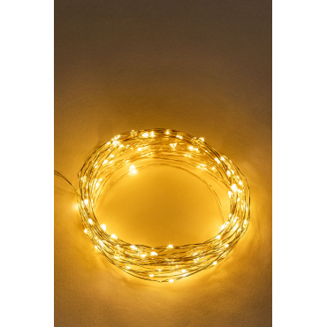 Decoratieve Led Slinger (5 M En 10 M) Lätt 10 M & Goud - Sklum