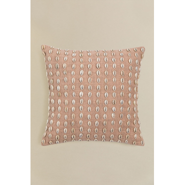 Vierkant Katoenen Kussen (45x45 Cm) Brusquel Lichtroze - Sklum