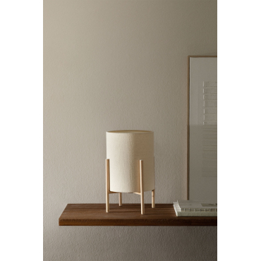 Tafellamp Saek Beige – Crème - Sklum