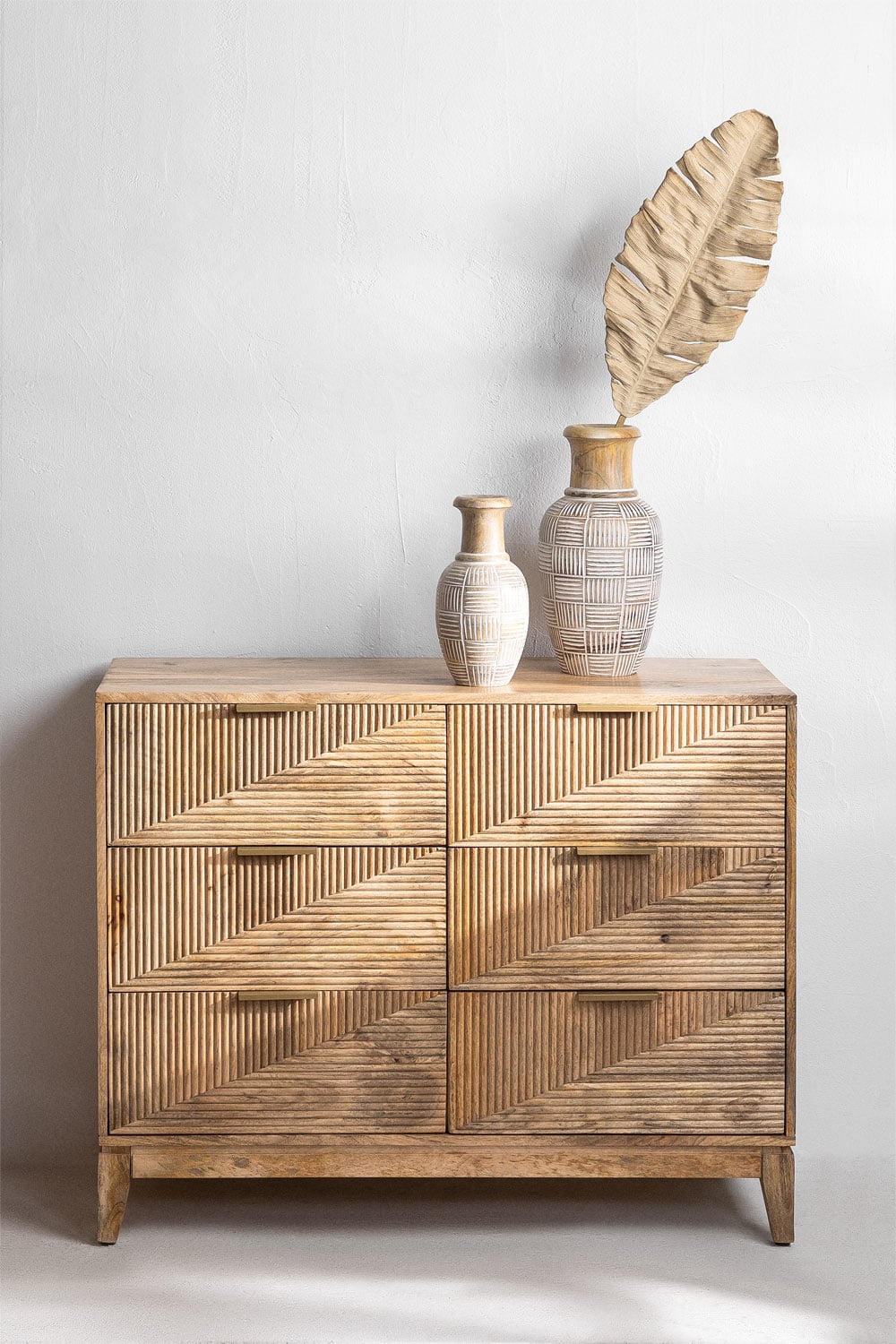 Meubella - Ladekast Honduras - Eiken - 105 cm | Leen Bakker
