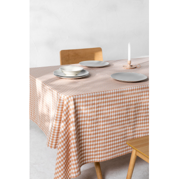 Katoenen Tafelkleed (140x240 Cm) Kiezen Oranje Persimmon - Sklum